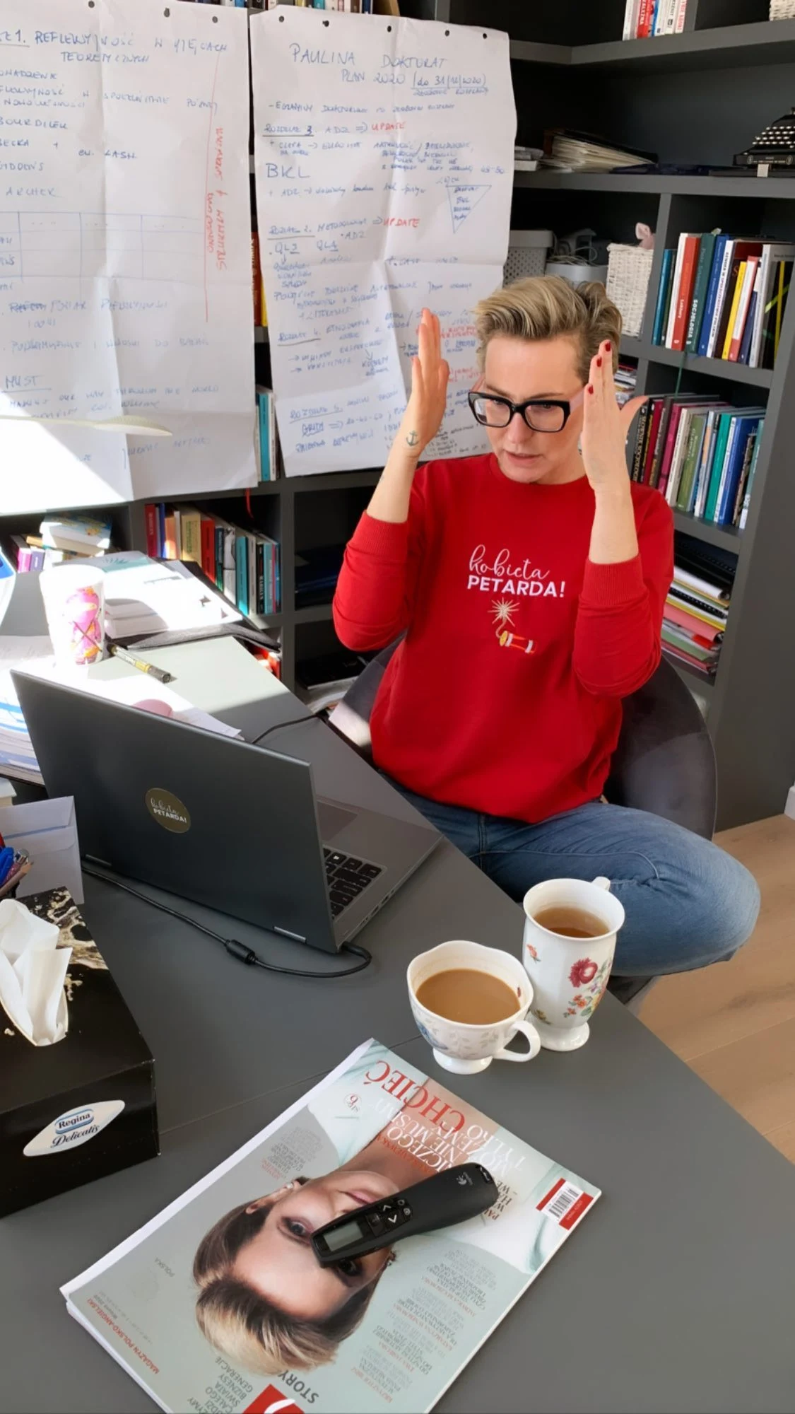 Paulina Smaszcz jako "Kobieta Petarda"