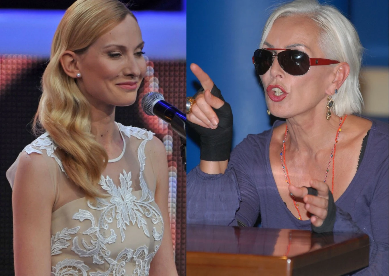 Joanna Moro i Kora Jackowska Joanna Moro i Kora Jackowska