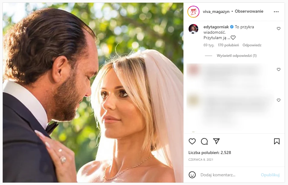 Doda i komentarz Edyty Górniak