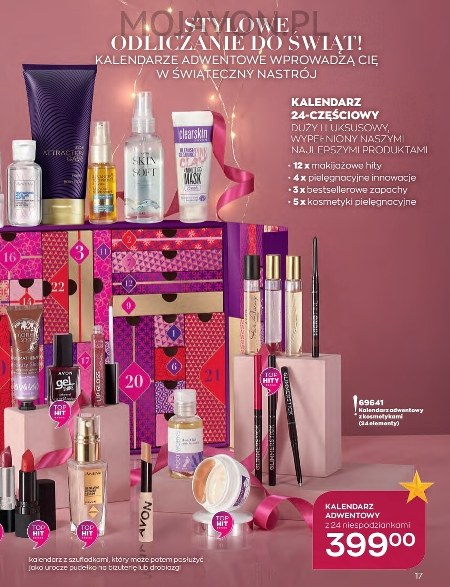 Kalendarz adwentowy Avon - promocja Avon - Ding.pl