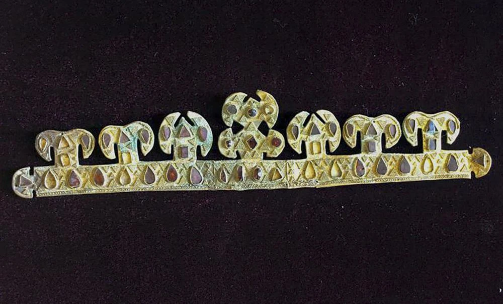 Zrabowany diadem jest jednym z najważniejszych odkryć archeologicznych z okresu końca starożytności