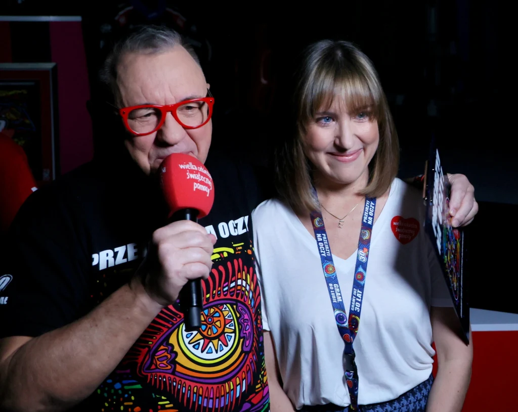 Jerzy Owsiak z córką Ewą. Jerzy Owsiak z córką Ewą.