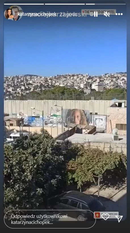Tak prezentuje się widok z okna hotelu