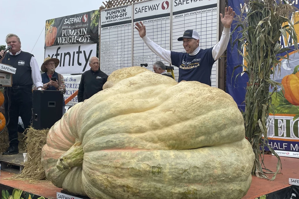 Rekordowa dynia ważyła ponad 1161 kg