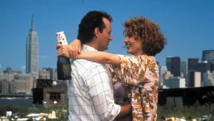 Geena Davis i Bill Murray w scenie z filmu "Szybka zmiana"