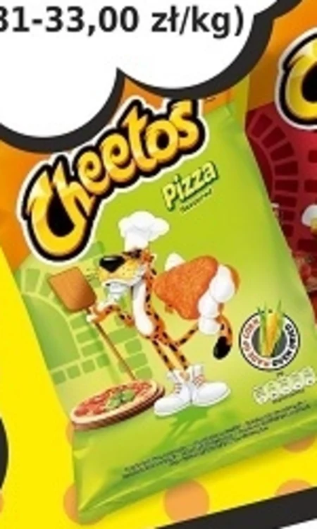 Cheetos Chrupki kukurydziane o smaku pizzy 160 g