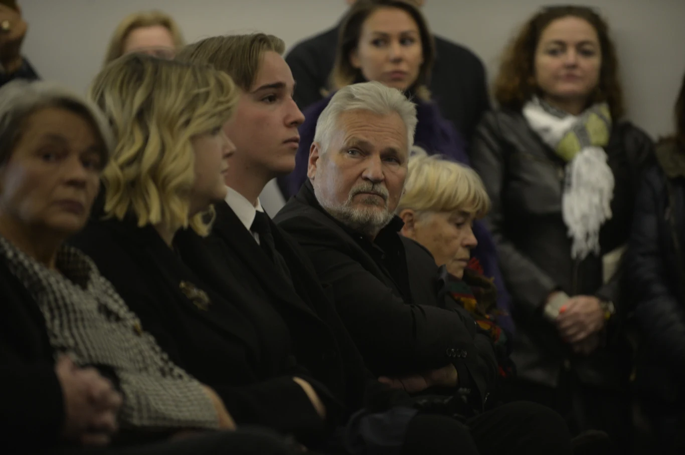Aleksander Kwaśniewski siedział w pierwszym rzędzie