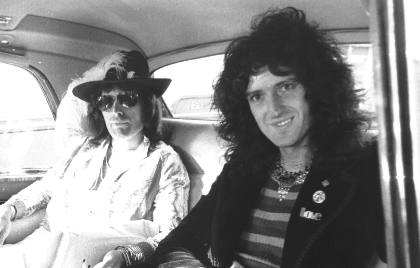 Freddie Mercury oraz Brian May w 1970 roku 