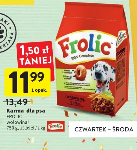 Karma dla psa Frolic
