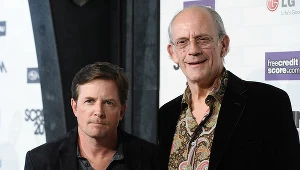 Michael J. Fox i Christopher Lloyd w 2010 roku