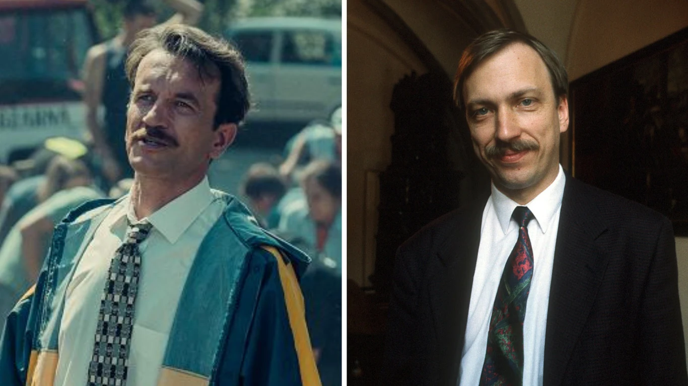 Tomasz Kot (po lewej) oraz były prezydent Wrocławia Bogdan Zdrojewski (po prawej)