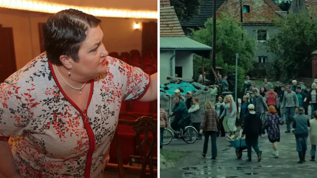 Grażyna Bułka, która w serialu gra sołtyskę wsi Kęty - odpowiednika faktycznej miejscowości Łany Grażyna Bułka, która w serialu gra sołtyskę wsi Kęty - odpowiednika faktycznej miejscowości Łany