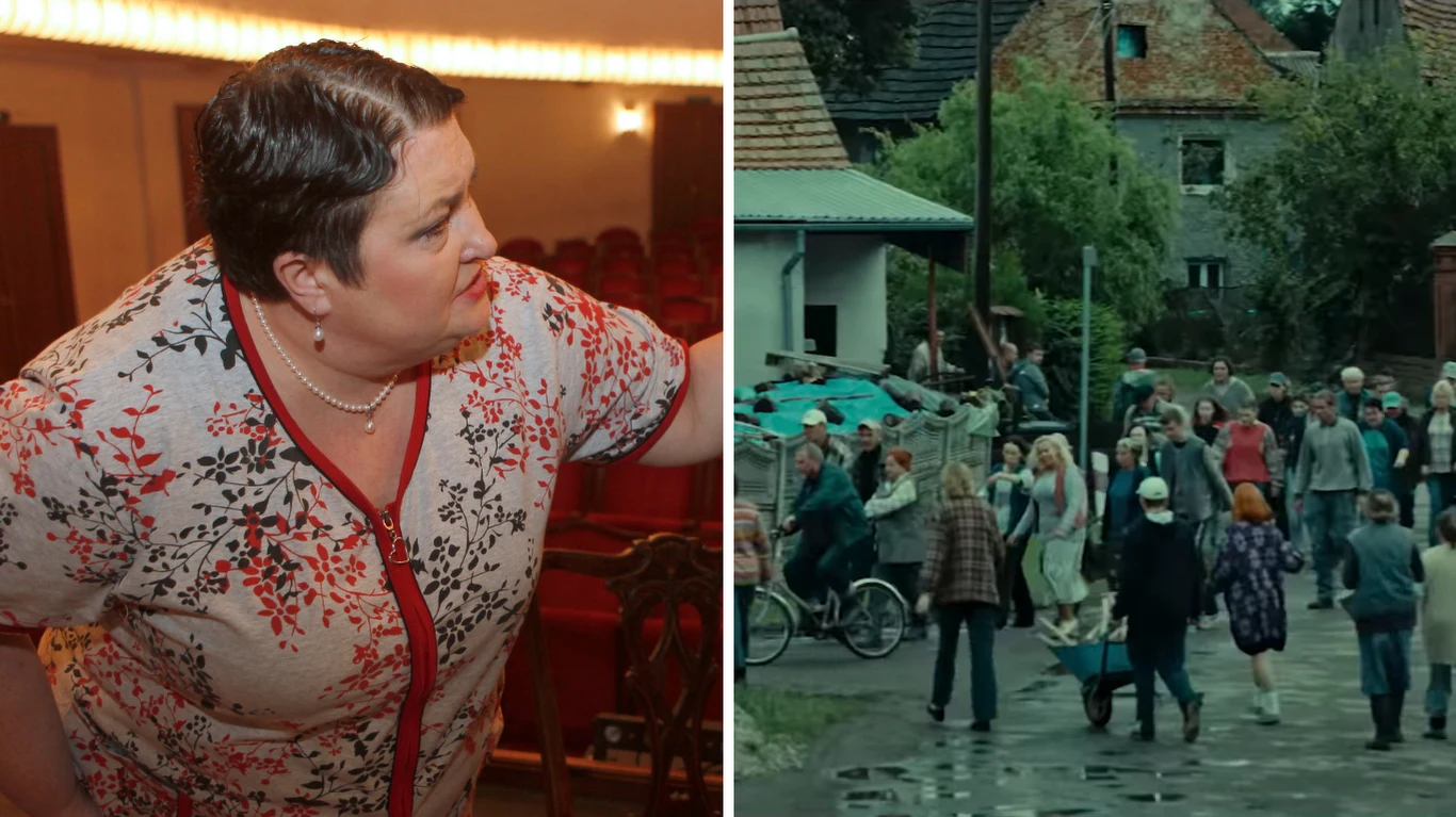 Grażyna Bułka, która w serialu gra sołtyskę wsi Kęty - odpowiednika faktycznej miejscowości Łany