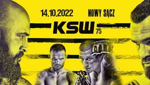 Plakat promujący galę KSW 75