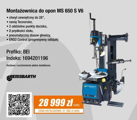 Montażownica do opon Beissbarth