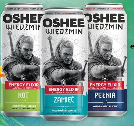 Oshee Wiedźmin Energy Elixir Pełnia Wiedźmiński eliksir 500 ml