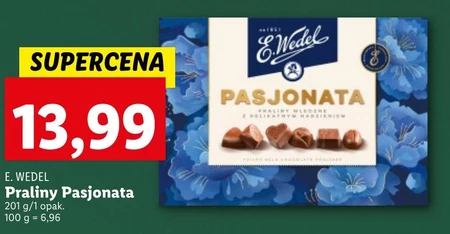 E. Wedel Pasjonata Praliny mleczne z delikatnym nadzieniem 201 g