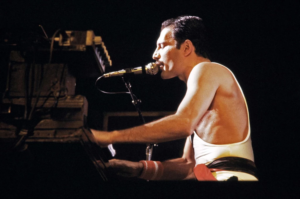 Freddie Mercury: Zdjęcie z koncertu z Queen w 1984 r. w hali Paryż-Bercy