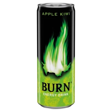 Burn Apple Kiwi Gazowany napój energetyczny 250 ml - 0