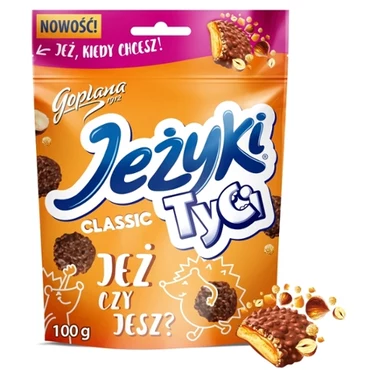 Jeżyki Tyci Classic Herbatniki w czekoladzie mlecznej 100 g - 0