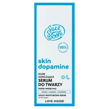 FaceBoom Skin Dopamine Silnie nawilżające serum do twarzy 30 ml - 0