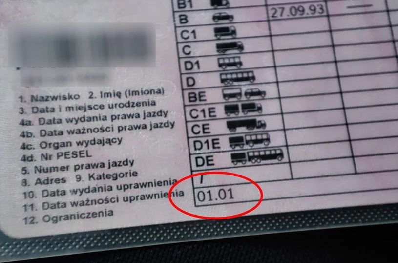 Wszystko zależy od kodu w polu nr 12 