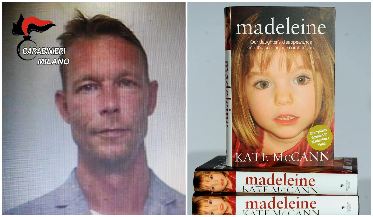 Madeleine McCann na okładce książki i podejrzany o jej zabójstwo Christian Brueckner Madeleine McCann na okładce książki i podejrzany o jej zabójstwo Christian Brueckner