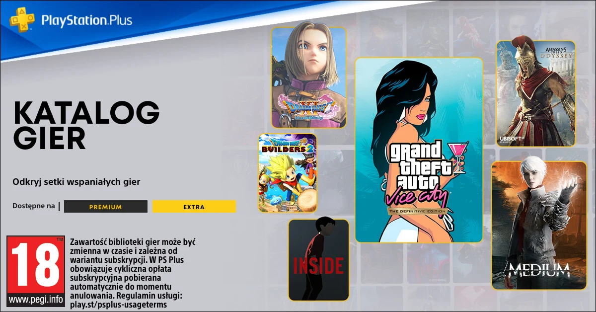 PS Plus Extra i Premium - październik 2022. Poznaliśmy nowości! PS Plus Extra i Premium - październik 2022. Poznaliśmy nowości!
