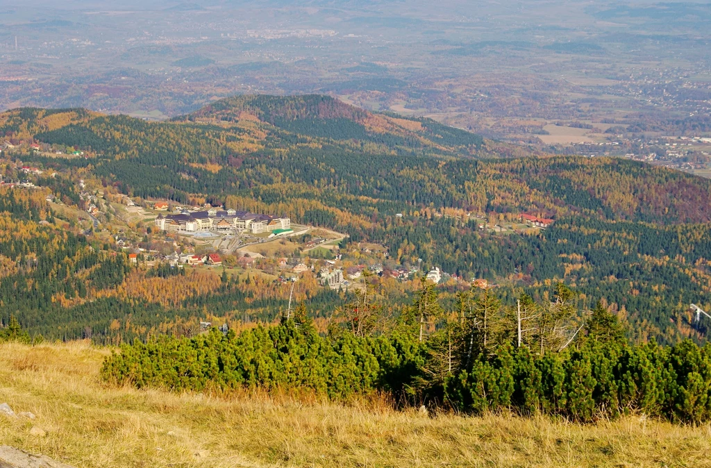 Jesienny widok na Karpacz