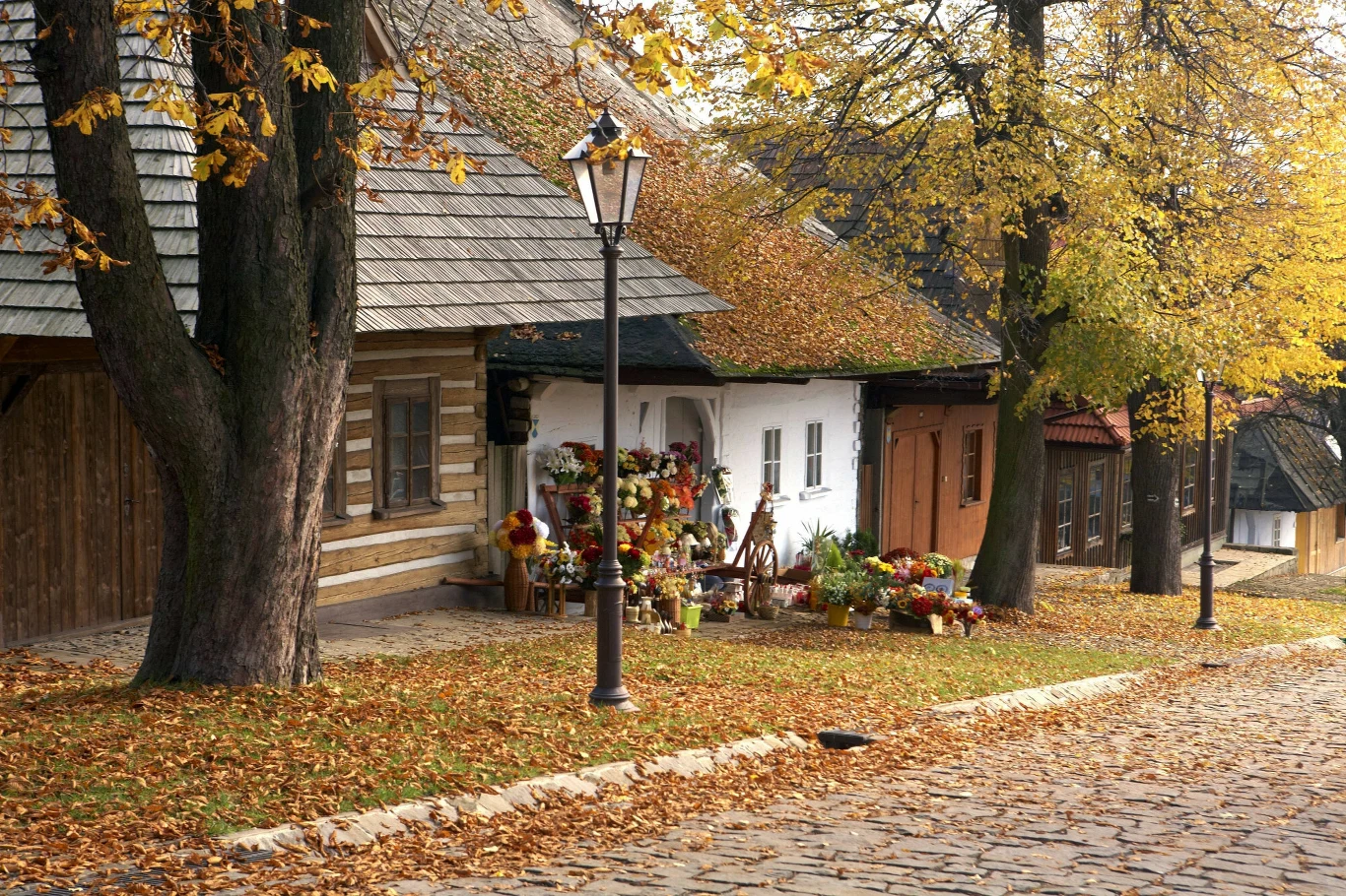 Lanckorona jesienią Lanckorona jesienią