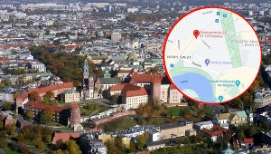 Zwierzyniecka 22, przy której znajdowała się reklama