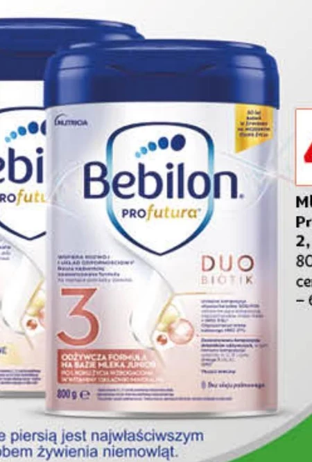 Bebilon Profutura Duobiotik 3 Formuła na bazie mleka po 1. roku życia 800 g