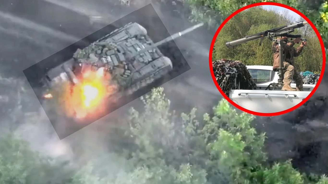 Ukraińska armia pacyfikuje rosyjskie czołgi jeden po drugim Ukraińska armia pacyfikuje rosyjskie czołgi jeden po drugim