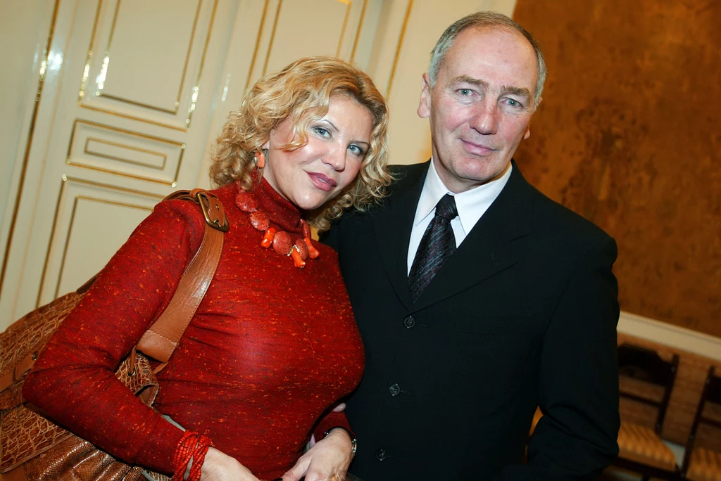 Karol Strasburger z żoną Ireną, 2006 ro