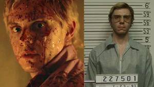American horror story, źródło FOX i kadr z filmu Dahmer - Potwór Historia Jeffreya Dahmera, źródło NETFLIX 