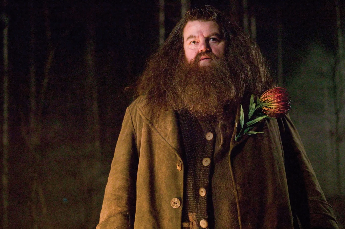Robbie Coltrane w filmie "Harry Potter i Czara Ognia" Robbie Coltrane w filmie "Harry Potter i Czara Ognia"