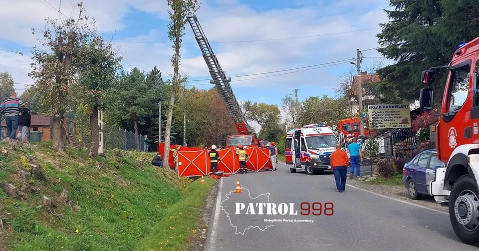 Pod wieliczką doszło do wypadku, w którym zginął strażak OSP Pod wieliczką doszło do wypadku, w którym zginął strażak OSP