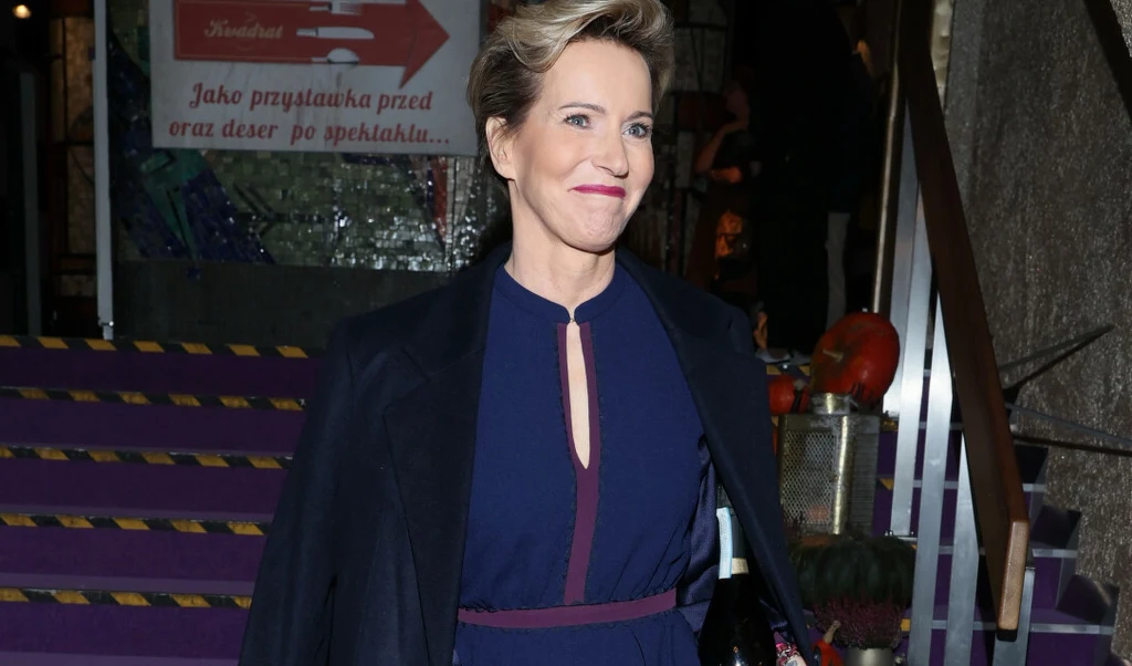 Paulina Smaszcz na premierze teatralnej Paulina Smaszcz na premierze teatralnej