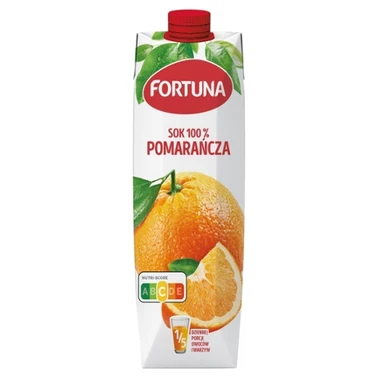 Fortuna Sok 100 % pomarańcza z cząstkami 1 l - 1