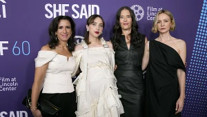 Jodi Kantor, Zoe Kazan, Megan Twohey i Carey Mulligan 