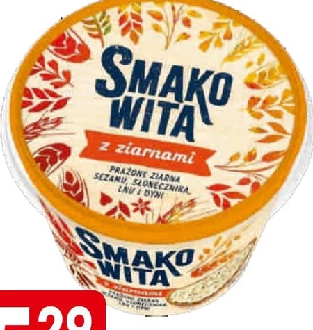 Smakowita Tłuszcz roślinny do smarowania z ziarnami 180 g