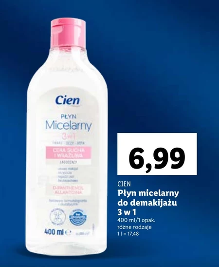 Płyn micelarny Cien