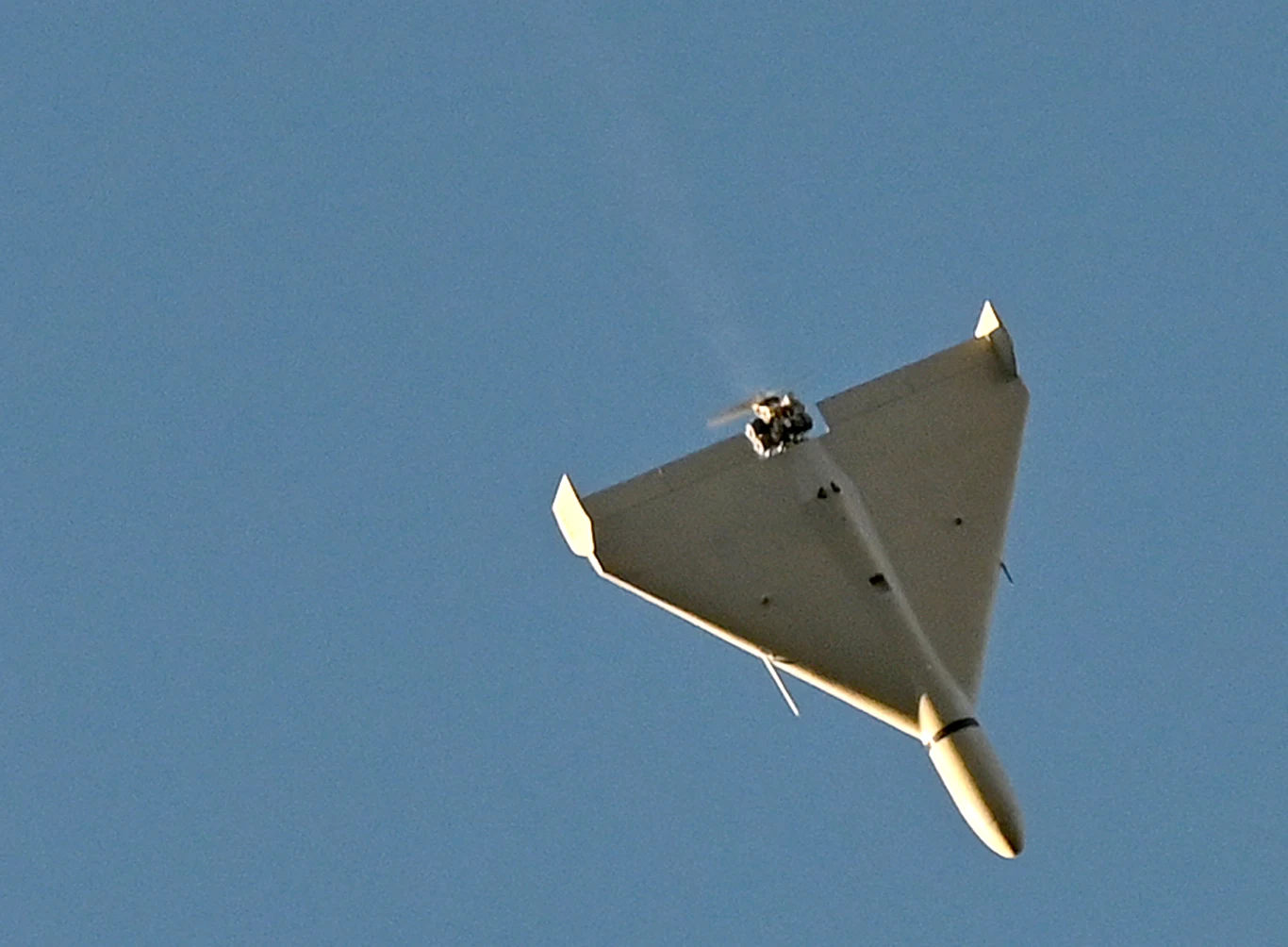 Irański dron wykorzystany przez siły rosyjskie do ataku na Ukrainę