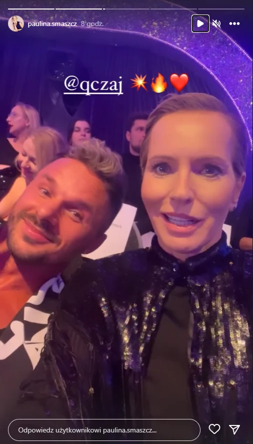 Paulina Smaszcz w "Tańcu z gwiazdami". Pozuje z trenerem Qczajem