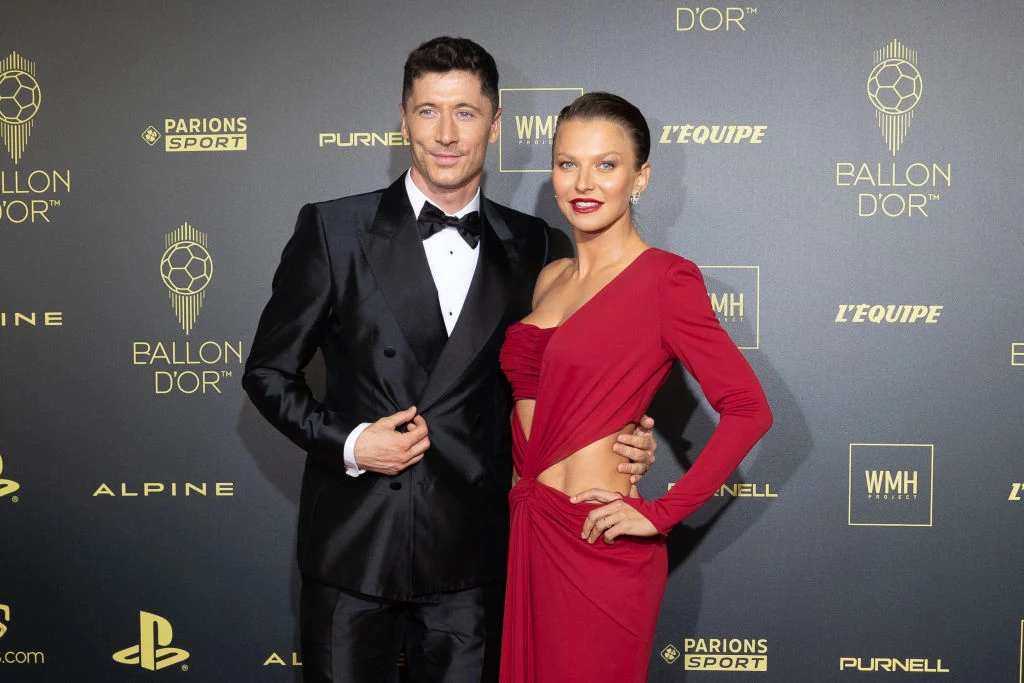 Anna Lewandowska i Robert Lewandowski uczestniczyli wczoraj w uroczystej Gali Złotej Piłki 2022