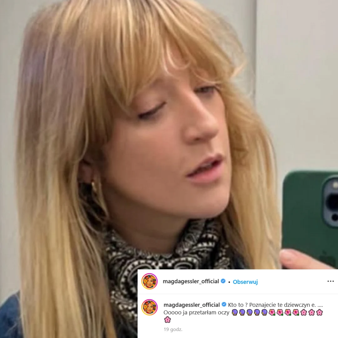 Magda Gessler zaszokowana wyglądem córki @magdagessler_official/