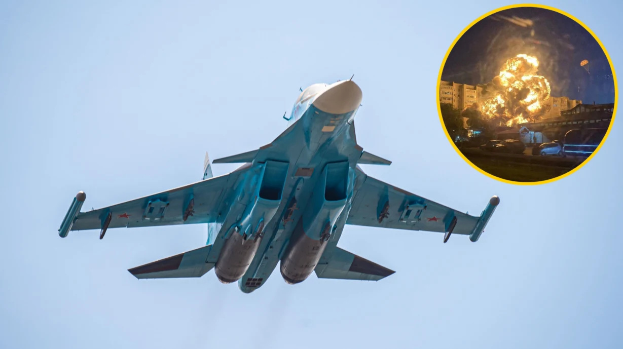 Su-34 rozbił się w rosyjskim mieście Jejsk. Co potrafi ten myśliwiec? Su-34 rozbił się w rosyjskim mieście Jejsk. Co potrafi ten myśliwiec?