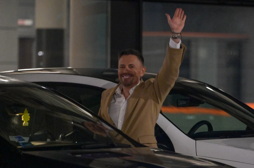 Krzysztof Ibisz był w szampańskim humorze