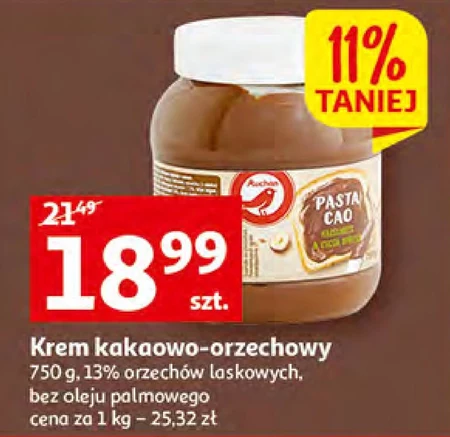Krem czekoladowy Auchan