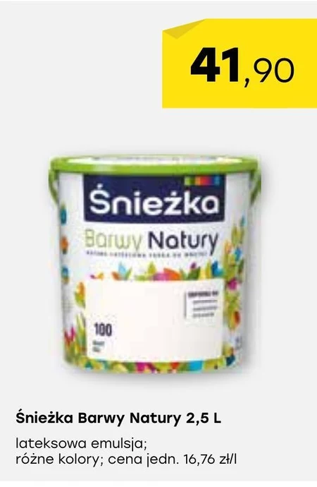 Farba lateksowa Śnieżka